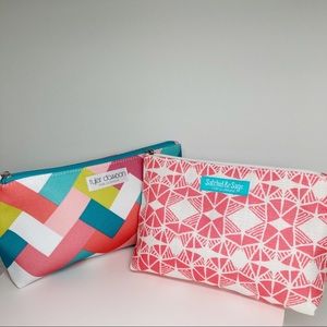 Clinique Make Up Bag Set Satchel & Sage Tyler Dawson NEW